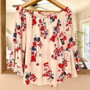 Solitaire Off-the-Shoulder Blouse